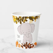 Gobelets En Papier Bébé éléphant (Recto)