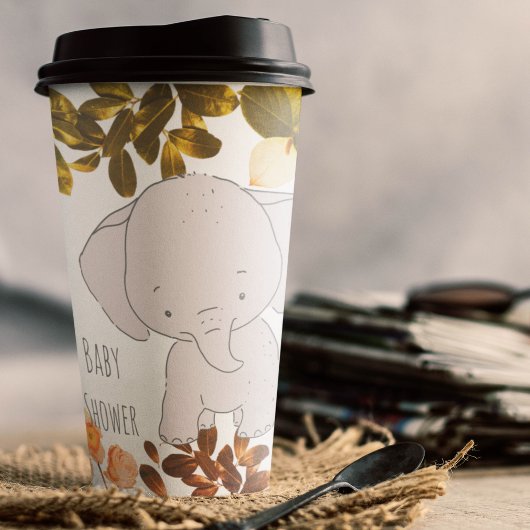 Gobelets En Papier Bébé éléphant