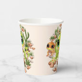 Gobelets En Papier Bébé Geckos jote personnages de dessin (Gauche)