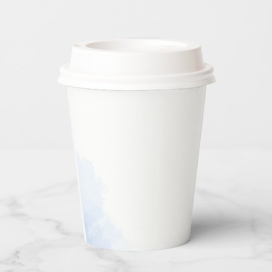 Gobelets En Papier Bébé il fait froid dehors invitation baby shower (Verso)