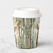 Gobelets En Papier Bébé mignon Moose Baby shower neutre genre (Droite)