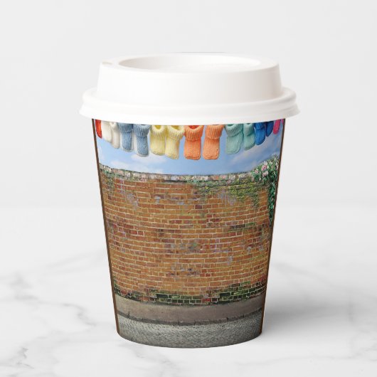 Gobelets En Papier Bébé Polka-Dot (Verso)