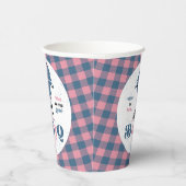 Gobelets En Papier Bébé Q Barbecue Genre Révéler Douche (Droite)