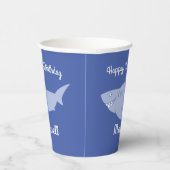 Gobelets En Papier Bébé requin Enfants 1er anniversaire (Droite)