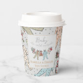 Gobelets En Papier Bébé son Baby shower froid à l'extérieur de l'hive (Verso)