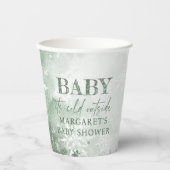 Gobelets En Papier Bébé son froid en dehors du baby shower (Recto)