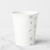Gobelets En Papier Bébé vert mignon Buggy Bébé Douche (Droite)