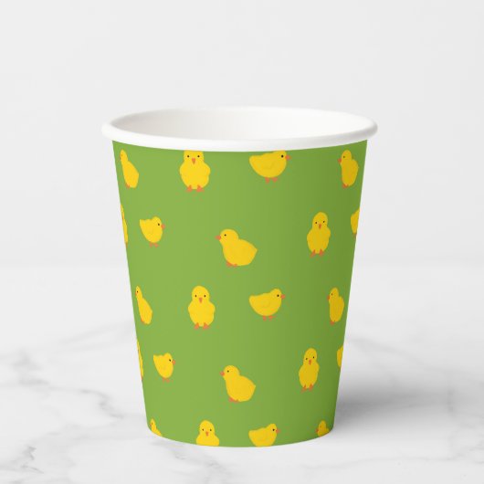 Gobelets En Papier Bébés dans la ferme d'herbe (Recto)