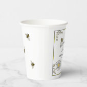 Gobelets En Papier Bee Baby shower Bumble Bee Douche (Droite)