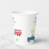 Gobelets En Papier Beep honk wok camion fête d'anniversaire tasse de  (Droite)