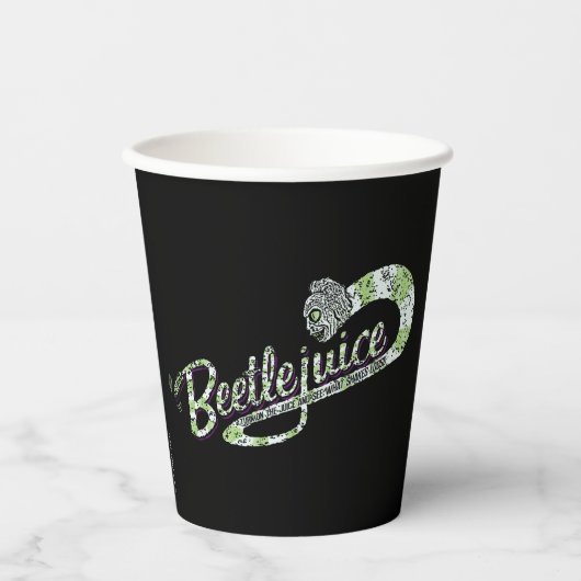 Gobelets En Papier Beetlejus | Allumer le jus (Recto)