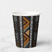 Gobelets En Papier Belle Boue Tissu Design Partie Approvisionnement C (Verso)