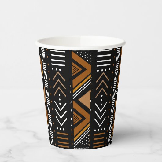 Gobelets En Papier Belle Boue Tissu Design Partie Approvisionnement C (Gauche)