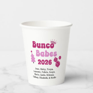 Gobelets En Papier Belle de Bunco personnalisée 