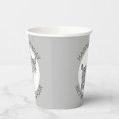 Gobelets En Papier Belle lynx lynx dessin animé anniversaire personna (Gauche)