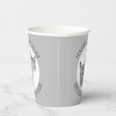 Gobelets En Papier Belle lynx lynx dessin animé anniversaire personna (Droite)