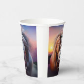 Gobelets En Papier Belle paire de chevaux pour l'Anniversaire (Droite)