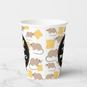 Gobelets En Papier Belle Souris Rodent Manger Fromage Anniversaire (Droite)