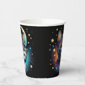 Gobelets En Papier Belle tasse de papier chat ! (Gauche)
