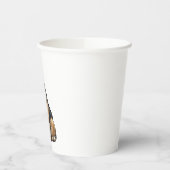 Gobelets En Papier Berger allemand assis (Gauche)