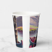 Gobelets En Papier Berger belge sur une pagaie : une aventure Pittore (Droite)