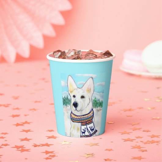 Gobelets En Papier Berger Blanc Suisse (Insitu)