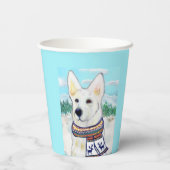 Gobelets En Papier Berger Blanc Suisse (Verso)