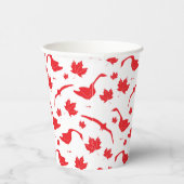 Gobelets En Papier Bernaches du Canada et Feuilles de l'érable - drap (Droite)