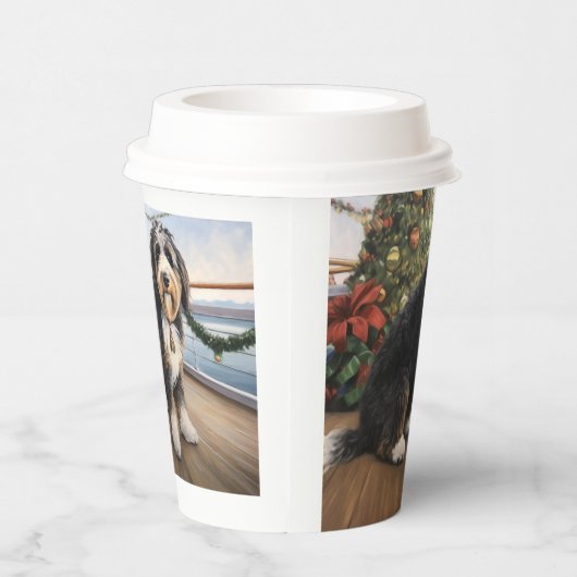 Gobelets En Papier Bernedoodle Christmas Cruise : Pawsome Holiday (Droite)