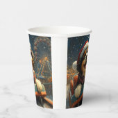 Gobelets En Papier Bernedoodle Roller Dessous de verre Noël (Droite)