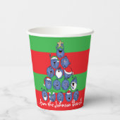 Gobelets En Papier Berries de Christmas (Verso)