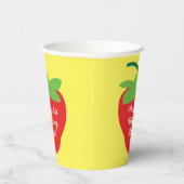 Gobelets En Papier Berry 1er Anniversaire Cute Strawberry Kids (Droite)