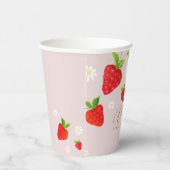 Gobelets En Papier Berry 1ère fraise Anniversaire (Droite)