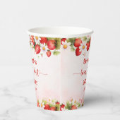 Gobelets En Papier Berry First Birthday (Droite)