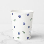 Gobelets En Papier 'Berry First' Blueberry 1er Anniversaire (Droite)