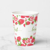 Gobelets En Papier Berry First Strawberry 1er anniversaire Personnali (Droite)