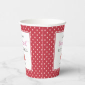 Gobelets En Papier Berry fraise Baby shower sucré (Droite)