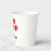 Gobelets En Papier Berry fraise Premier anniversaire (Gauche)