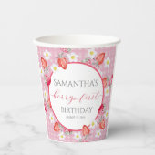 Gobelets En Papier Berry Premier 1er anniversaire (Recto)