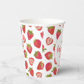 Gobelets En Papier Berry Premières filles fraise 1ère fête d'annivers (Droite)