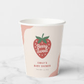 Gobelets En Papier Berry Sweet Cute Baby Shower (Verso)