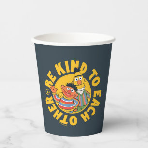 Gobelets En Papier Bert et Ernie Être gentil les uns envers les aut