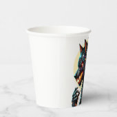 Gobelets En Papier Bête Cyber d'Halloween (Droite)