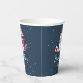 Gobelets En Papier Beurre polaire Joyeux Noël ID851 (Droite)