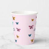 Gobelets En Papier Beurre rose mignonne Fille Anniversaire (Gauche)