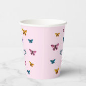 Gobelets En Papier Beurre rose mignonne Fille Anniversaire (Droite)