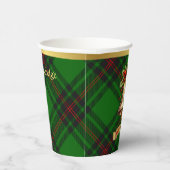 Gobelets En Papier Beveridge Noël Tartan personnalisé (Droite)