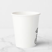 Gobelets En Papier Bicyclette à ballon (Recto)