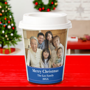 Gobelets En Papier Bienheureux Premier Accueil Noël Scène de la Nativ