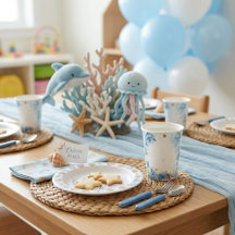 Bientôt sur les mers bébé coquillage Baby Shower
